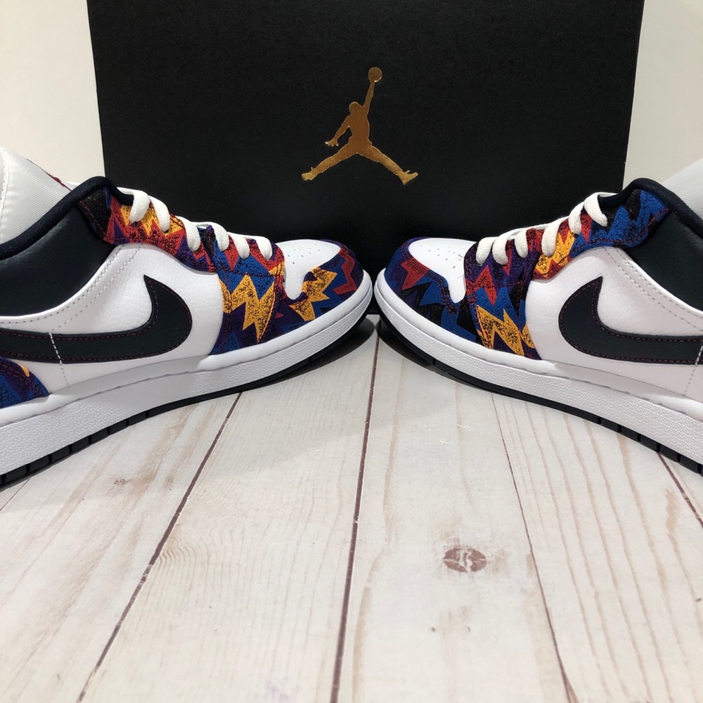 Nike Air Jordan 1 Retro Low Nothing But Net - Picture 8 of 12